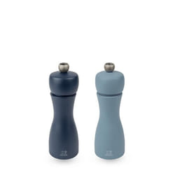 Tahiti Duo de moulins à poivre et à sel manuels en bois, air, 15 cm