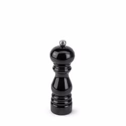 Paris u'Select Moulin à sel manuel en bois, u'Select, laqué noir, 18 cm - 7in
