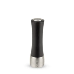 Madras Moulin à sel manuel en bois et inox, u'Select, chocolat, 21 cm