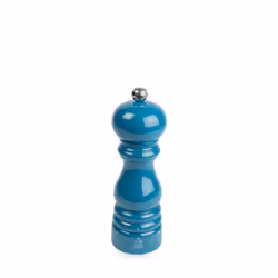 Paris u'Select Moulin à sel manuel en bois, u'Select, laqué bleu pacifique, 18 cm - 7in