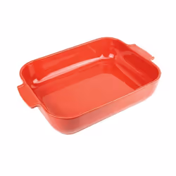 Appolia Plat four céramique rectangle écru 40 cm - 16'