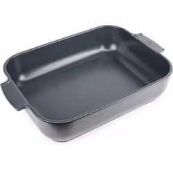 Appolia Plat four céramique rectangle ardoise 40 cm - 16'