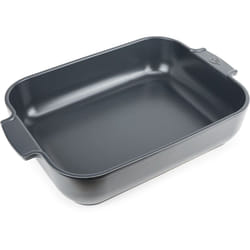 Appolia Plat four céramique rectangle ardoise 40 cm - 16'
