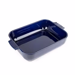 Appolia Plat four céramique rectangle bleu profond 32 cm - 12,5'