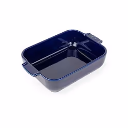 Appolia Plat four céramique rectangle bleu profond 25 cm - 10'
