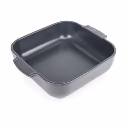Appolia Plat four céramique carré ardoise 28 cm - 11'