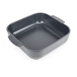 Appolia Plat four céramique carré ardoise 28 cm - 11'