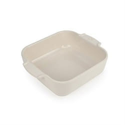 Appolia Plat four céramique carré écru 21 cm - 8,25'
