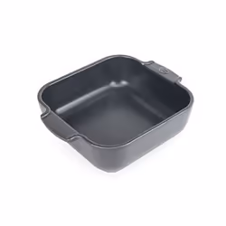 Appolia Plat four céramique carré ardoise 21 cm - 8,25'