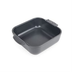 Appolia Plat four céramique carré ardoise 21 cm - 8,25'