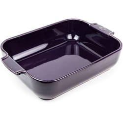 Appolia Plat four céramique rectangle aubergine 32 cm - 12,5'