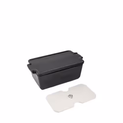 Appolia Terrine en céramique avec presse, ardoise, 600 à 700 g