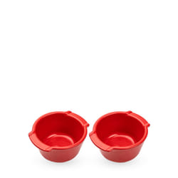 Appolia Duo de ramequins en céramique 20cl, Rouge