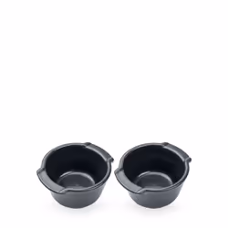 Appolia Duo de ramequins en céramique 20cl, Ardoise