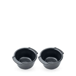 Appolia Duo de ramequins en céramique 20cl, Ardoise