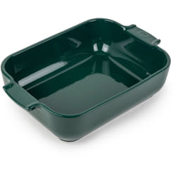 Appolia Plat four céramique rectangle vert forêt 25 cm - 10in
