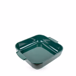 Appolia Plat four céramique carré vert forêt 36 cm - 14.25in