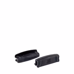 Easy Appolia Set de 2 poignées en silicone, noir