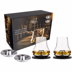 Experience Whisky 2 sets de dégustation Whisky et 2 socles rafraîchisseurs supplémentaires en coffret cadeau