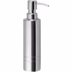 Distributeur de savon London couleur : chrome matériau : inox volume : 210 ml hauteur totale : 210 mm diamètre du pot : 50 mm ...
