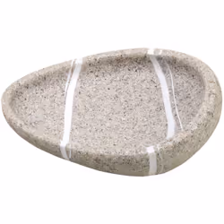 Porte-savon Design imitation pierre, couleur beige La série Little Rock propose des imitations pierre de teintes naturelles,  ...