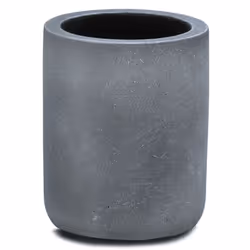 Ajoutez un aspect industriel mais chaleureux à votre salle de bain avec ce magnifique gobelet à l'aspect de ciment de la marq ...