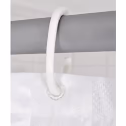 RIDDER 47851 rideau de douche Anneau Polyester Blanc