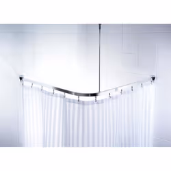 RIDDER Rail de douche de coin universel avec crochets chromés 52500