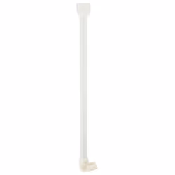 Support de barre de douche d’angle pour barres universelle 59500 a 59501 à rideau de douche couleur : blanc hauteur : 55 cm m ...