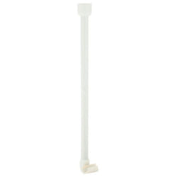 Ridder - Sapho Accessoires - Support de barre de douche universel d'angle, blanc 596001