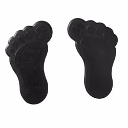 RIDDER 69500, Adhésif anti-dérapant pour baignoire, Adultes, Noir, Caoutchouc, 150 mm, 90 mm