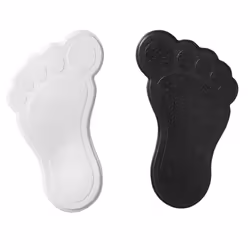 RIDDER 69590, Adhésif anti-dérapant pour baignoire, Adultes, Noir, Blanc, Caoutchouc, 150 mm, 90 mm