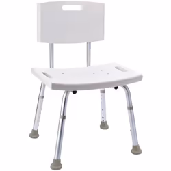 Continuez à utiliser la baignoire ou la douche de façon autonome avec cette chaise de salle de bain, réglable en hauteur, de ...