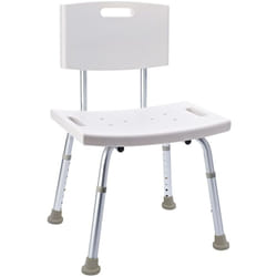 Chaise de salle de bain blanc 150 kg A00602101 Ridder