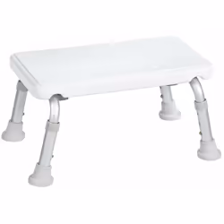 Tabouret de salle de bains portance maximale : 150 kg hauteur réglable : 210 à 260 mm il sert comme le marchepied de la baign ...