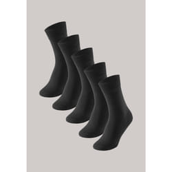SCHIESSER 173200-000 Mâle Soquettes Noir 5 paire(s)