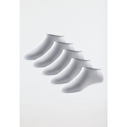 SCHIESSER 179825-100-403 chaussette Mâle Chaussettes de sport Blanc 5 paire(s)