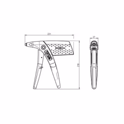 Pistolet à rivet Gesipa Flipper
