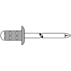 Rivet aveugle PolyGrip® tige de rivet d x l 4,8 x 17 mm - 1464832 - Gesipa