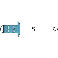 Rivet aveugle PolyGrip® tige de rivet d x l 4,8 x 10 mm - 1464829 - Gesipa
