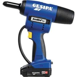 GESIPA Outil de pose de rivets sans fil AccuBirdPro 12 pces 13000N batterie coulissante, chargeur L-Boxx - 1679661