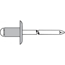 Gesipa - Rivet Alu Grosse tête K14 5 x25mm (Par 250)