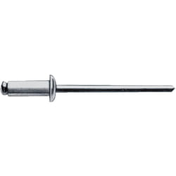 Rivet pop DIN7337 tige de rivet d x l 5 x 16 mm acier / acier 500 un.