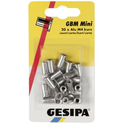 1433669 Ecrou à sertir en aveugle M4 20 pc(s) - Gesipa