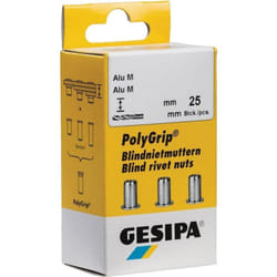 Ecrou à sertir en aveugle PolyGrip® tige de rivet d x l 7 x 13,5 mm M5 - 1464843 - Gesipa