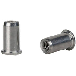 1464838 poly grip A2 ecrou à sertir en acier inoxydable, argent, M6 x 9 x 18 mm, set de 25 pièces - Gesipa