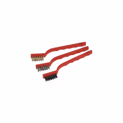 Brosse métallique laiton, acier, Nylon 3 pièces Meister Werkzeuge 800082 1 set