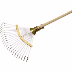 Découvrez notre balai/râteau professionnel pour feuilles mortes, l'outil indispensable pour un jardin impeccablement entreten ...