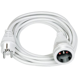 Brennenstuhl 1168434 câble électrique Blanc 3 m