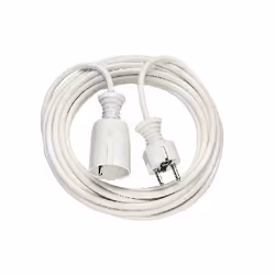 Brennenstuhl 1168444, 5 m, Intérieure, Type F, IP20, Polyvinyl chloride (PVC), Vinyl, Blanc